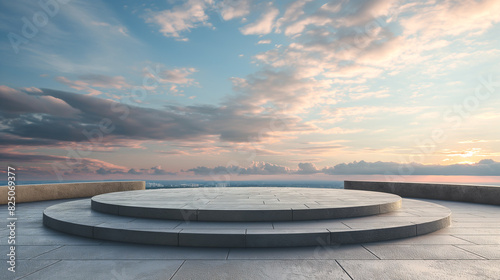 都会の屋上風景デザイン