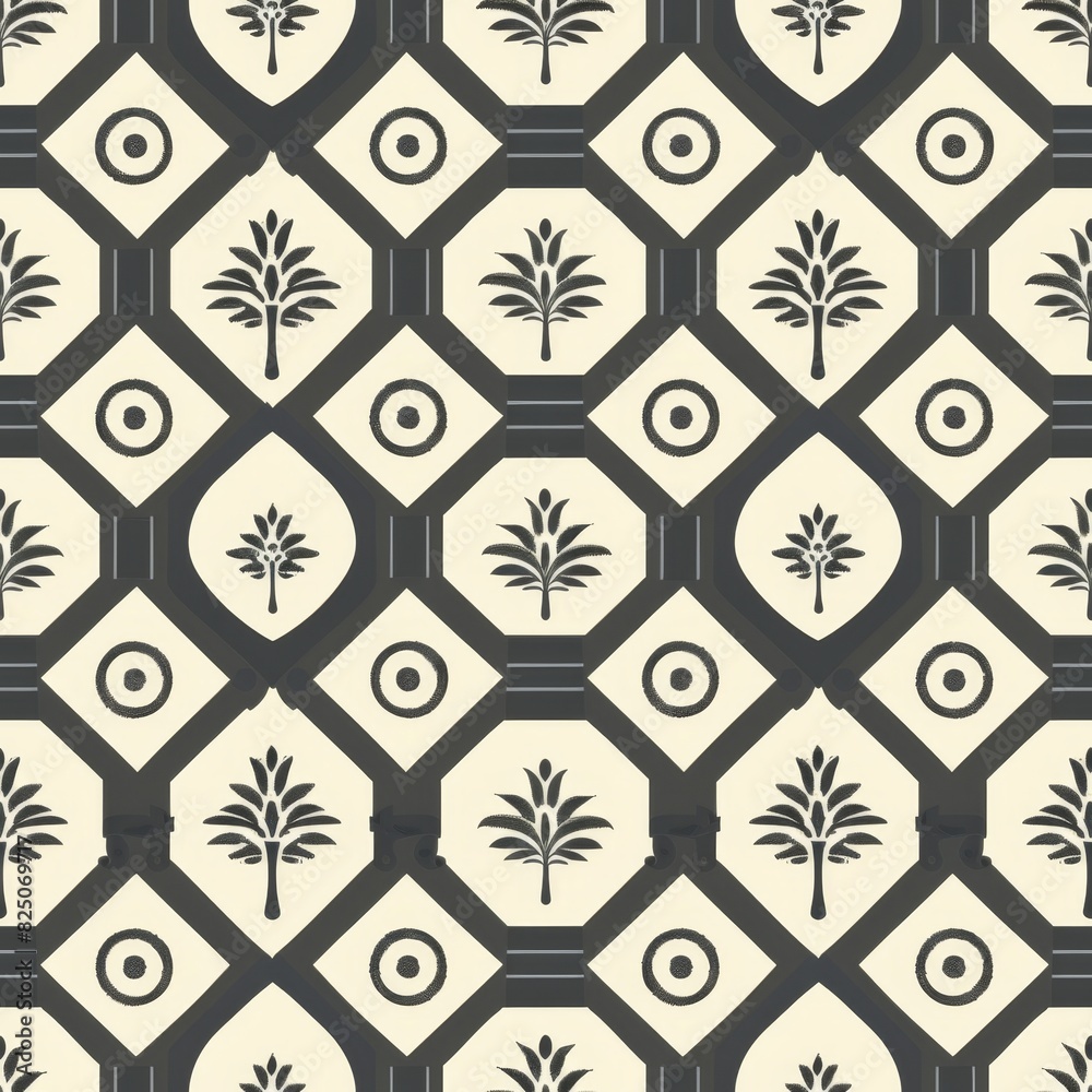 Grecian Fretwork Seamless Pattern with Greek Key Design
Grecian Fretwork Seamless Pattern with Greek Key Design