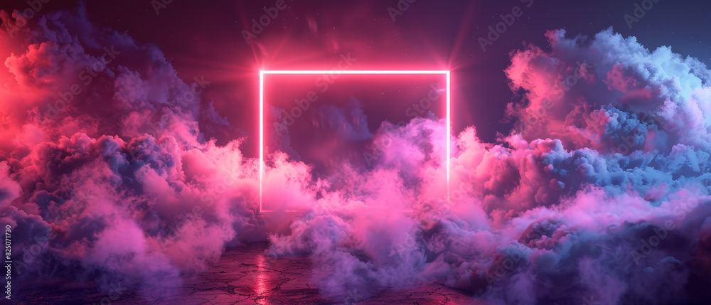 Fototapeta premium Dramatic smoke background 