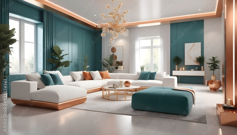 white and gold theme interior modern minimalism photo realism white and gold theme interior modern minimalism photo realism