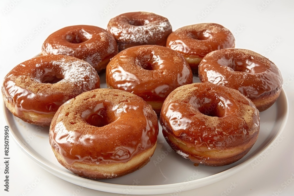 Autumnal Apple Cider Donuts with Buttery Cinnamon Sugar Glaze
