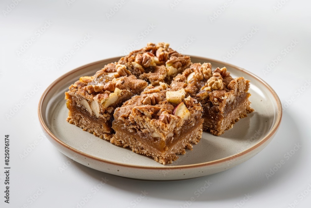 Scrumptious Apple Butter Spice Bars with Crunchy Walnut Topping Scrumptious Apple Butter Spice Bars with Crunchy Walnut Topping