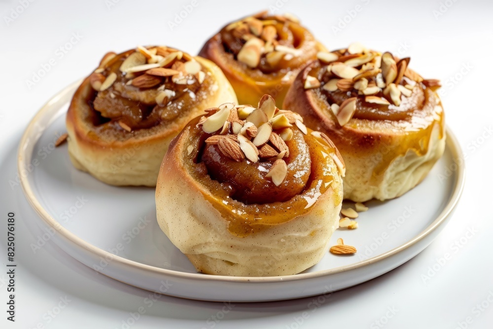 Satisfying Apple Butter Rolls with Almond and Honey Frosting Satisfying Apple Butter Rolls with Almond and Honey Frosting