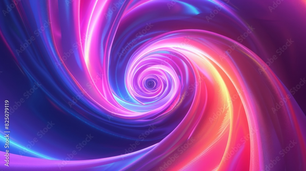swirl abstract neon