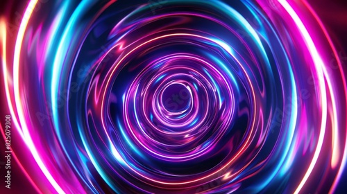swirl abstract neon