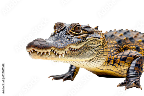 crocodile isolated on transparent background