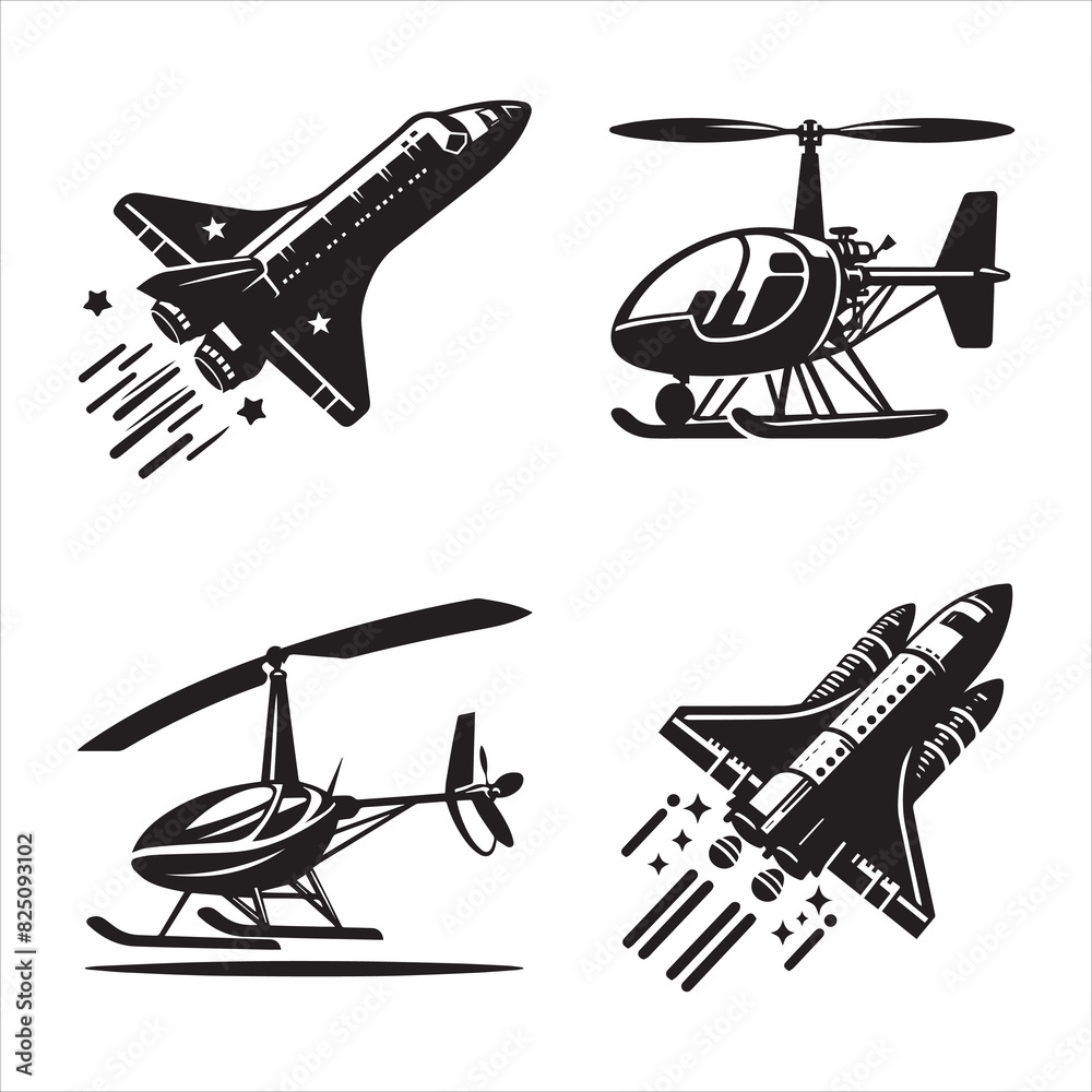 airplane silhouette vector icon graphic logo ai generated design airplane silhouette vector icon graphic logo ai generated design