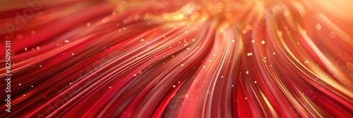 Abstract red flower petal background with water drops, creating a stunning visual effect 