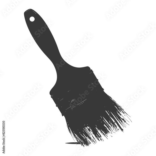 Silhouette brush for painting walls black color only