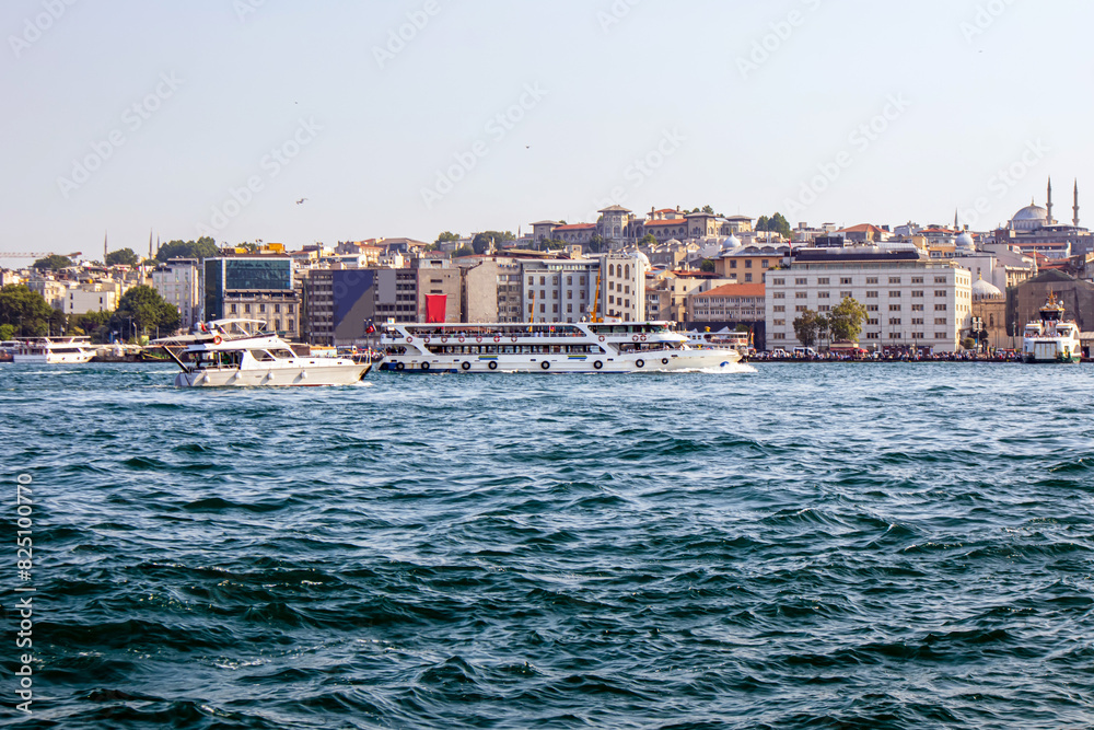boats, ships and coastline view of eminonu istanbul boats, ships and coastline view of eminonu istanbul