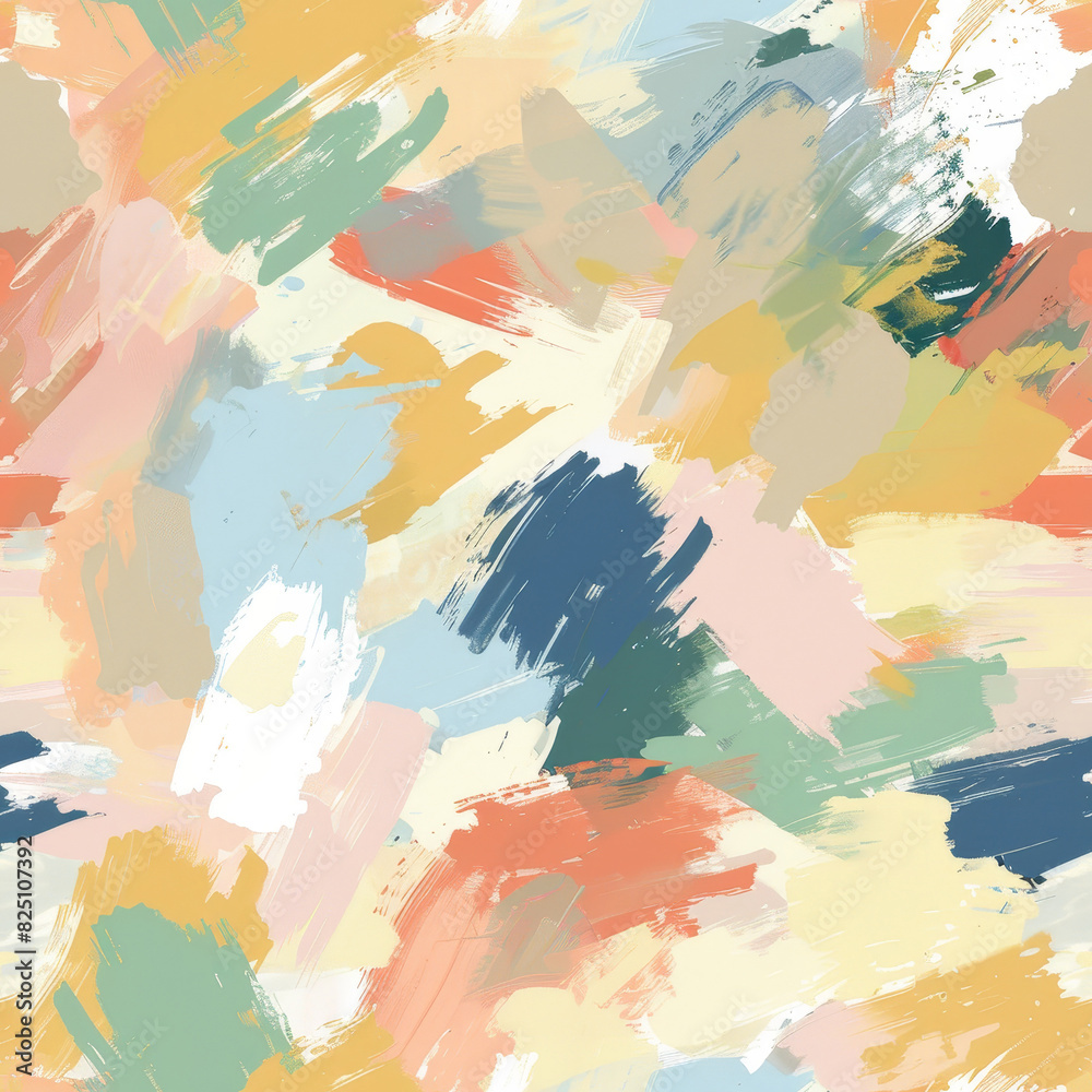 seamless pattern of abstract pastel color of acrylic painting texture background, minimal style seamless pattern of abstract pastel color of acrylic painting texture background, minimal style