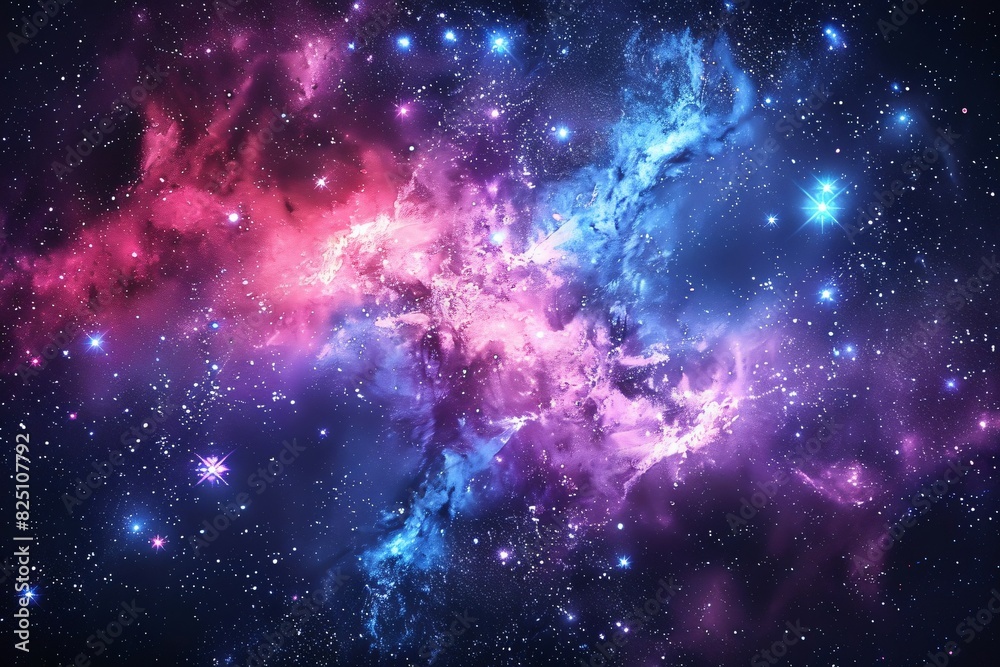 Fototapeta premium The Milky Way and Constellations: A Conceptual Journey Through Cosmic Wonders