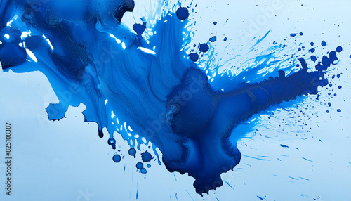 blue abstract watercolor background