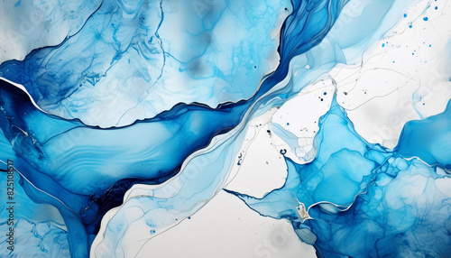 blue abstract watercolor background
