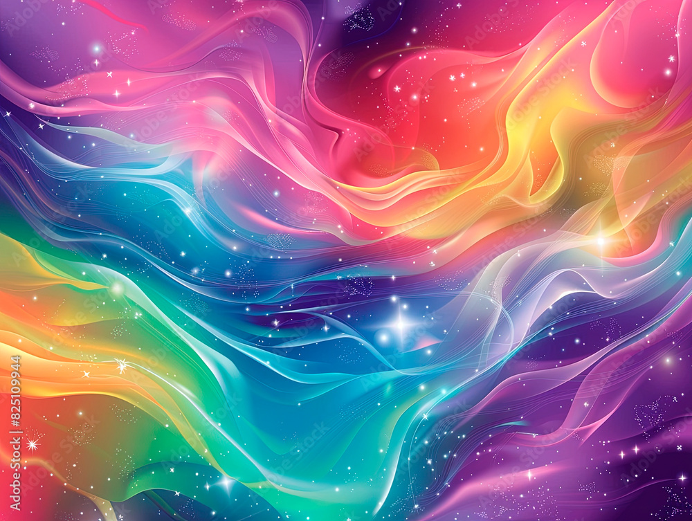 Colorful space galaxy cloud nebula. Stary night cosmos backgroud . High quality photo