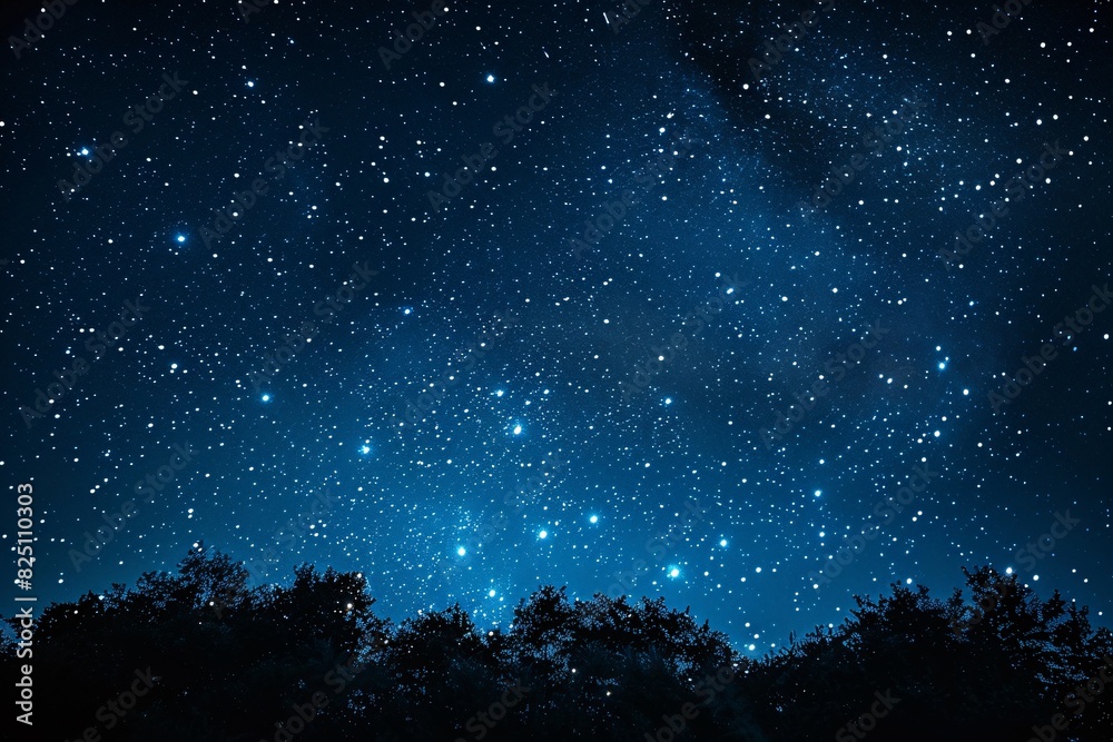 Naklejka premium The Milky Way and Constellations: A Conceptual Journey Through Cosmic Wonders