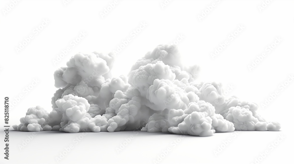 white cloud isolated on white background, studio shot white cloud isolated on white background, studio shot