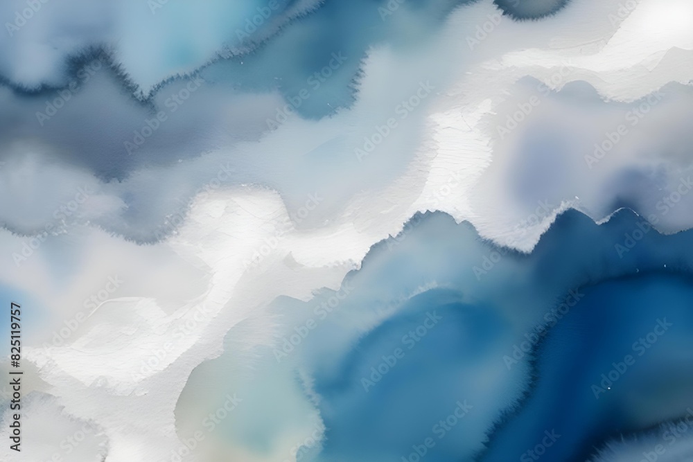 Abstract blue and white watercolor background wallpaper Abstract blue and white watercolor background wallpaper