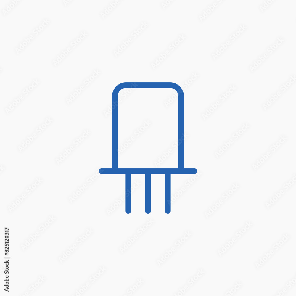 transistor electric engineering power icon