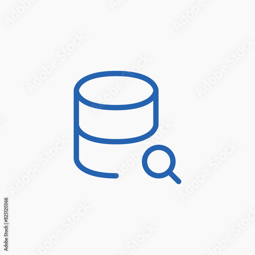 data base storage search icon