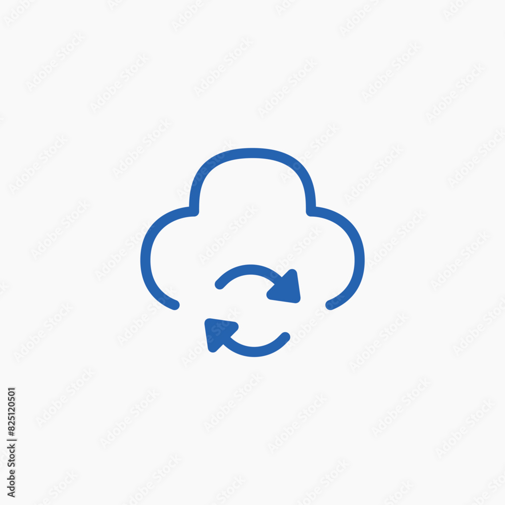 cloud storage synchronization arrow icon cloud storage synchronization arrow icon