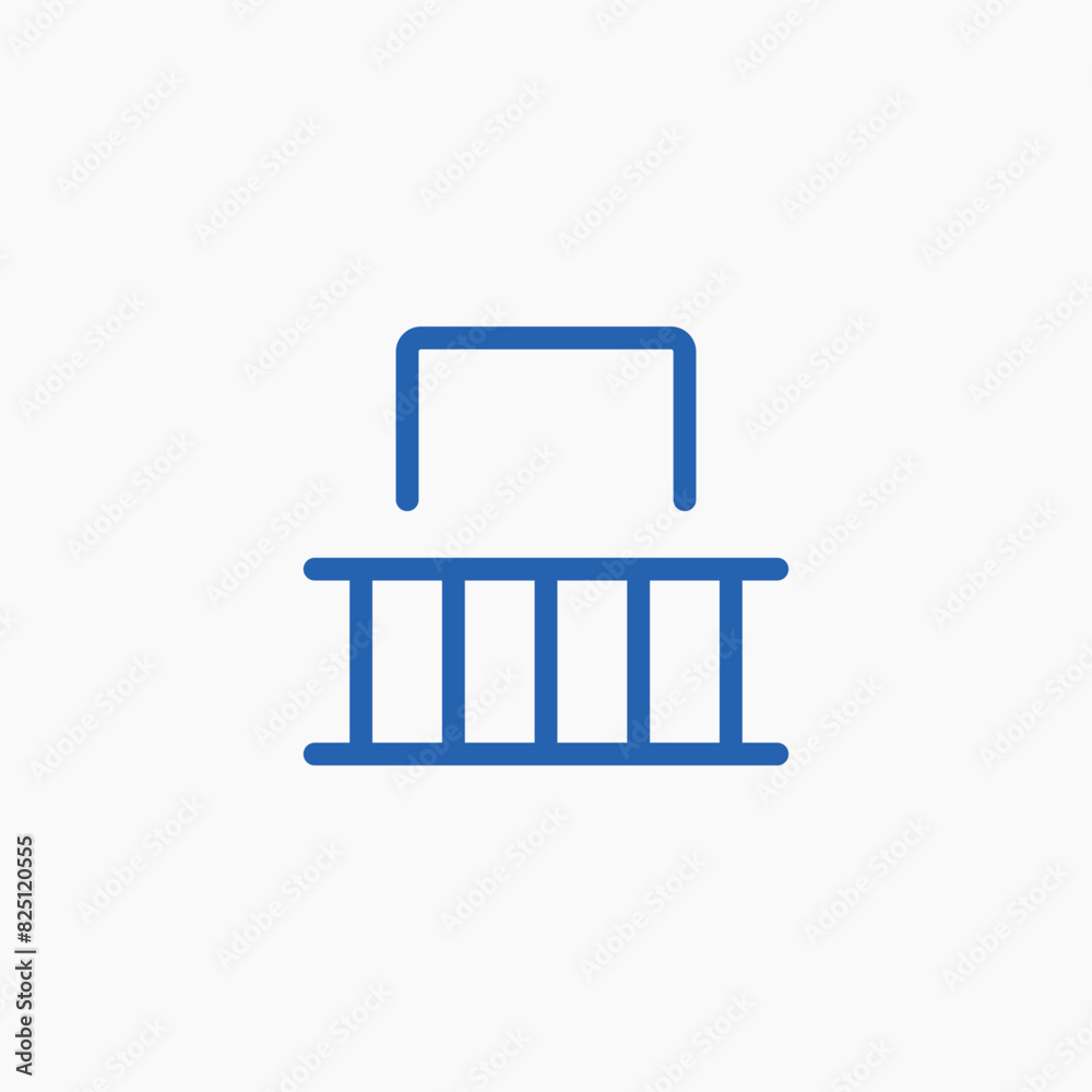 balcony window building sign icon balcony window building sign icon