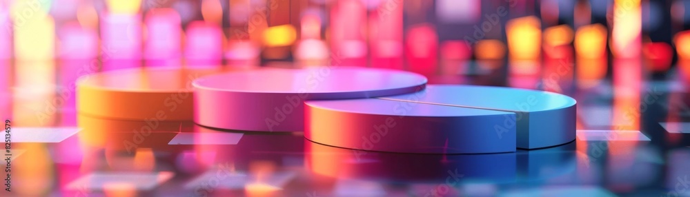 3 model of a report icon symbolizing risk management with a vibrant backdrop