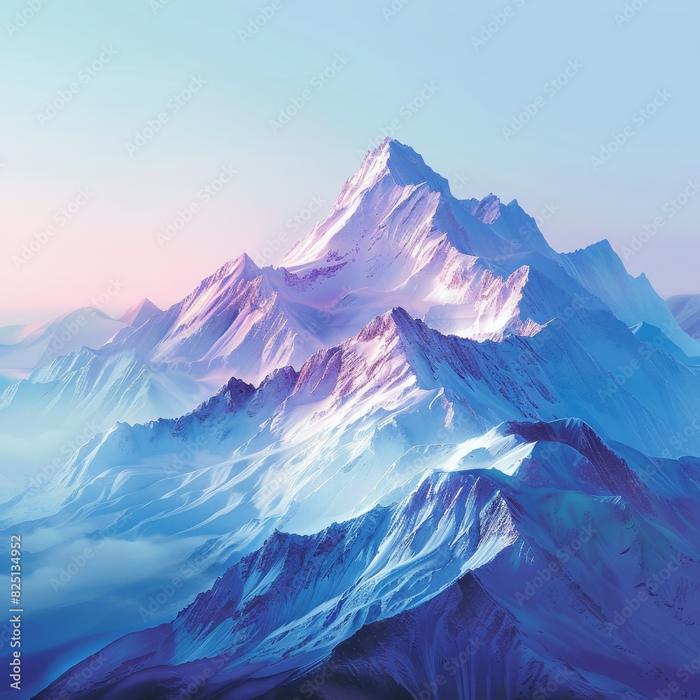 Majestic Mountain Peaks Offering Tranquil High-Altitude Wallpaper. Majestic Mountain Peaks Offering Tranquil High-Altitude Wallpaper.