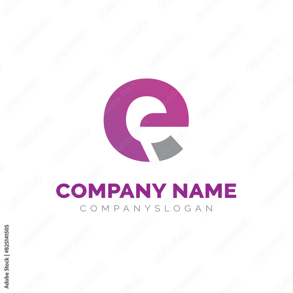 Letter E logo design, vector logo design Letter E logo design, vector logo design