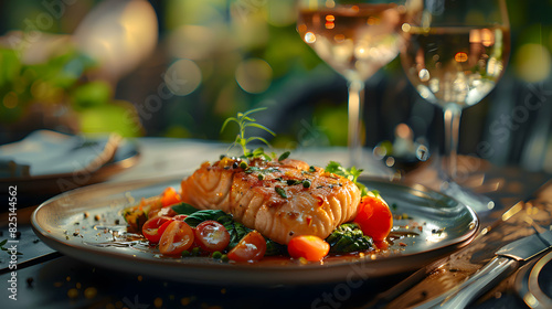 Wallpaper Mural Photo realistic Italian food: showcasing high end cuisine experience in luxurious digital art concept Torontodigital.ca