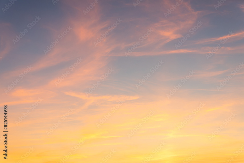 Beautiful colorful dramatic sky with clouds at sunset or sunrise. Beautiful colorful dramatic sky with clouds at sunset or sunrise.