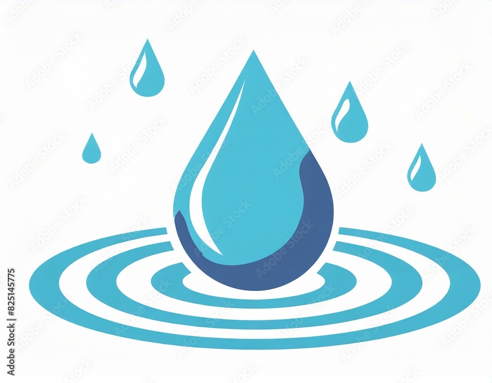 water drop icon, vector image on white background water drop icon, vector image on white background