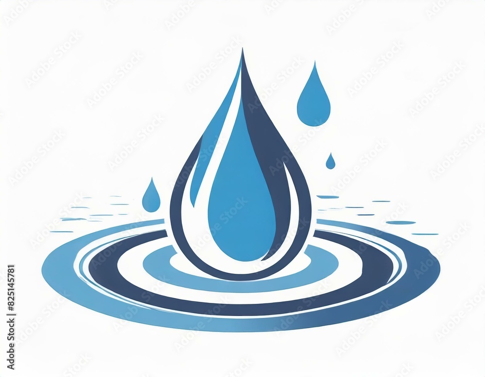 water drop icon, vector image on white background water drop icon, vector image on white background