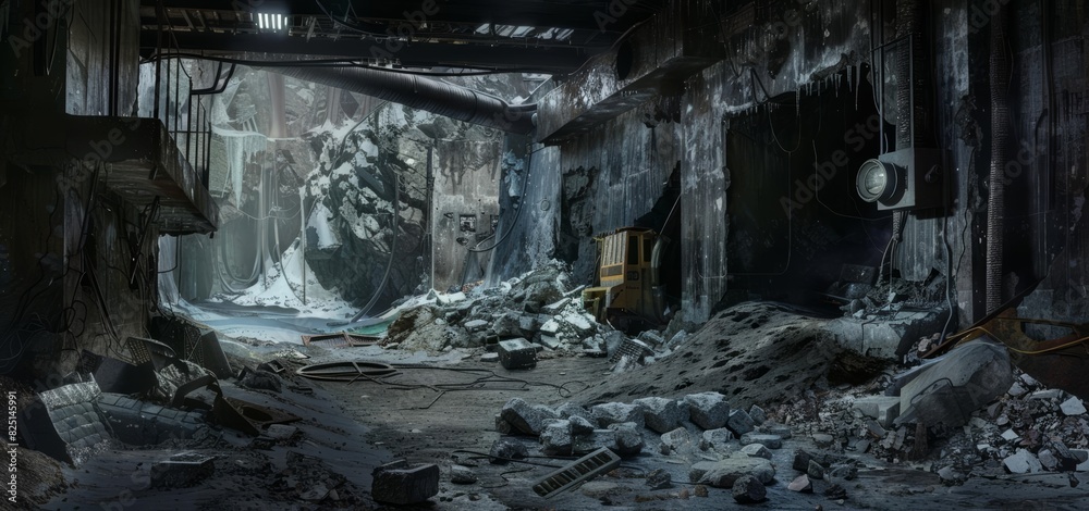 A post-apocalyptic city A post-apocalyptic city