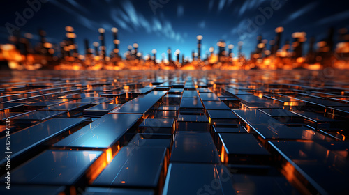 Wallpaper Mural Digital technology professional business wallpaper abstract poster PPT background Torontodigital.ca