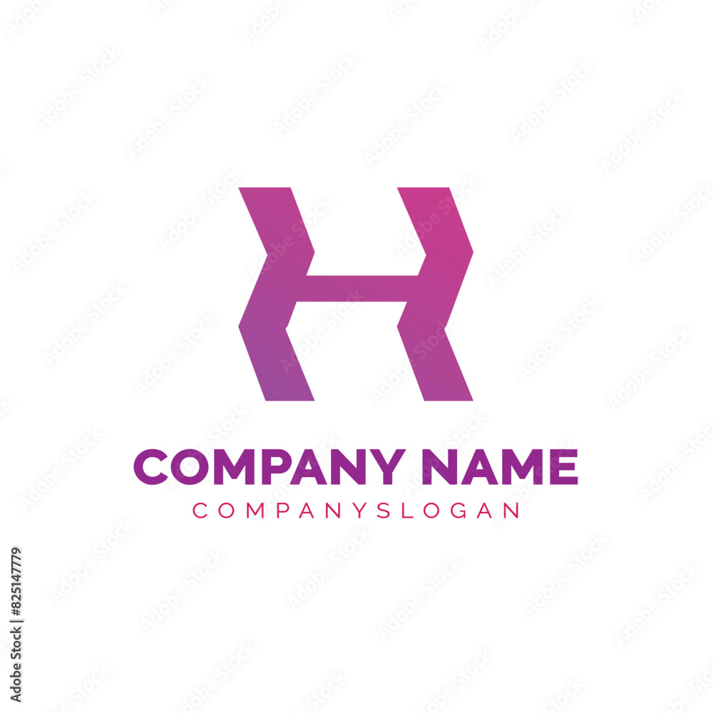 Letter H logo design, vector logo design Letter H logo design, vector logo design