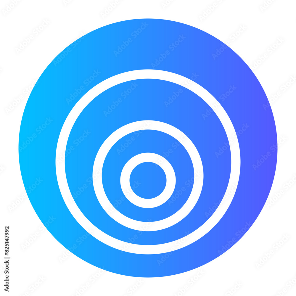 doppler effect gradient icon doppler effect gradient icon