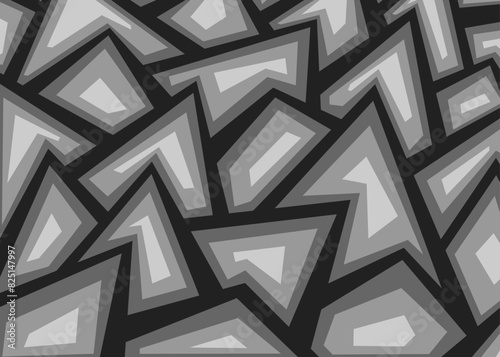Abstract background with irregular gem stone pattern. Abstract geometric pattern