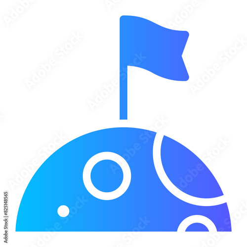space colonization gradient icon