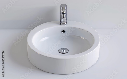 Detailed 3D Product Rendering of Dieter Rams Inspired Sink and Faucet Combo