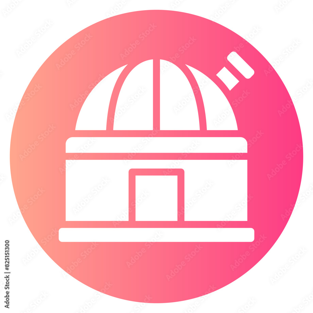 observatory gradient icon observatory gradient icon