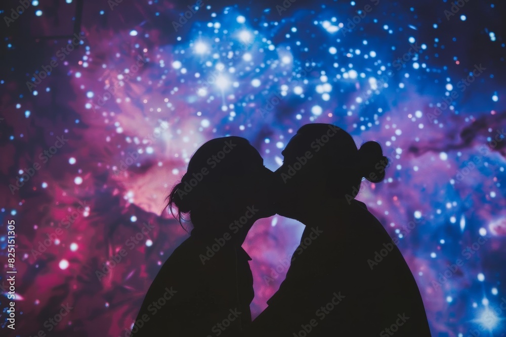 Two souls, one love, among the stars.