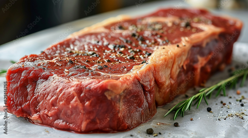Beef Steak Isolated on White Background - No Garnish Beef Steak Isolated on White Background - No Garnish