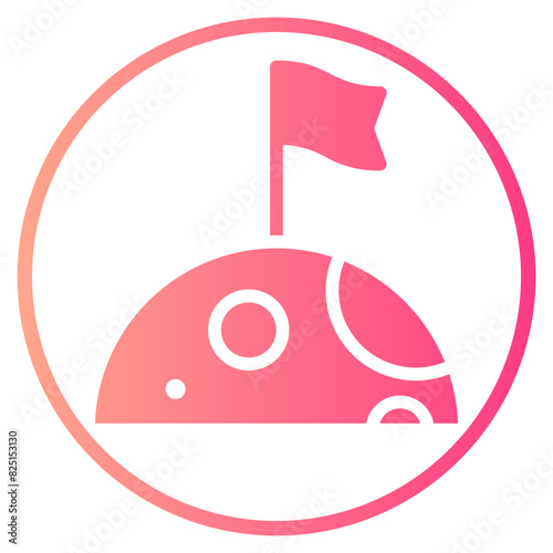 space colonization gradient icon