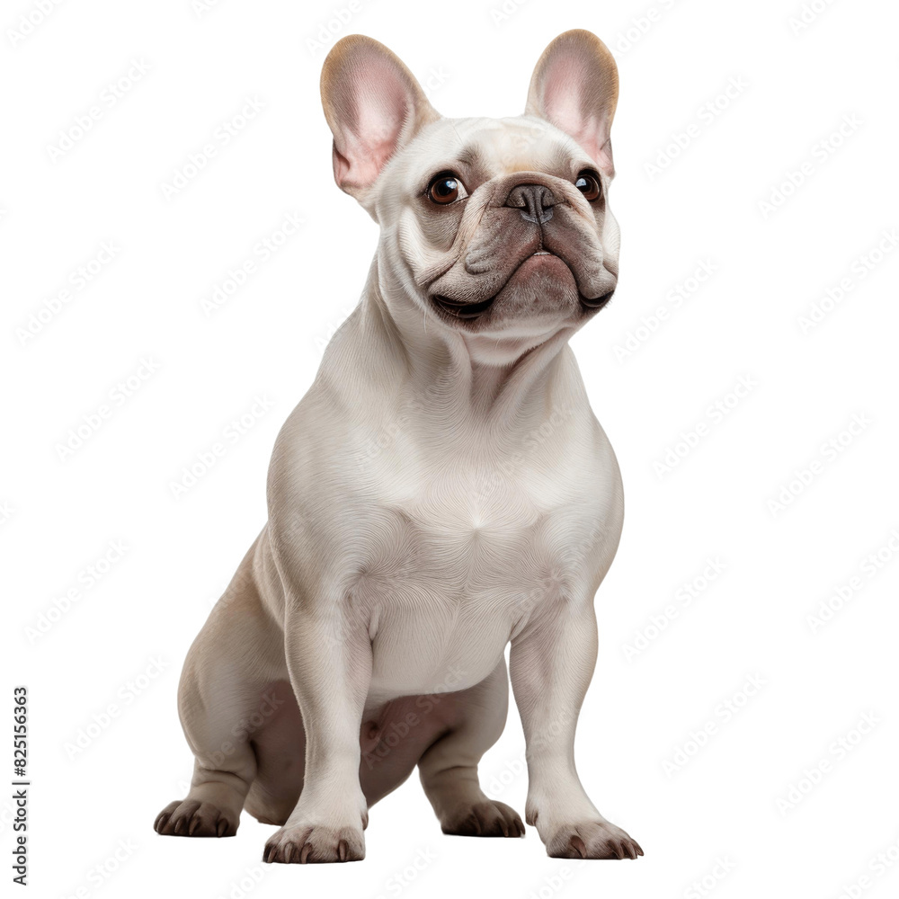 A studio photo of a French Bulldog sitting on a seamless black background. A studio photo of a French Bulldog sitting on a seamless black background.