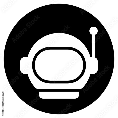 helmet glyph icon