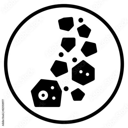 Asteroid Belt glyph icon