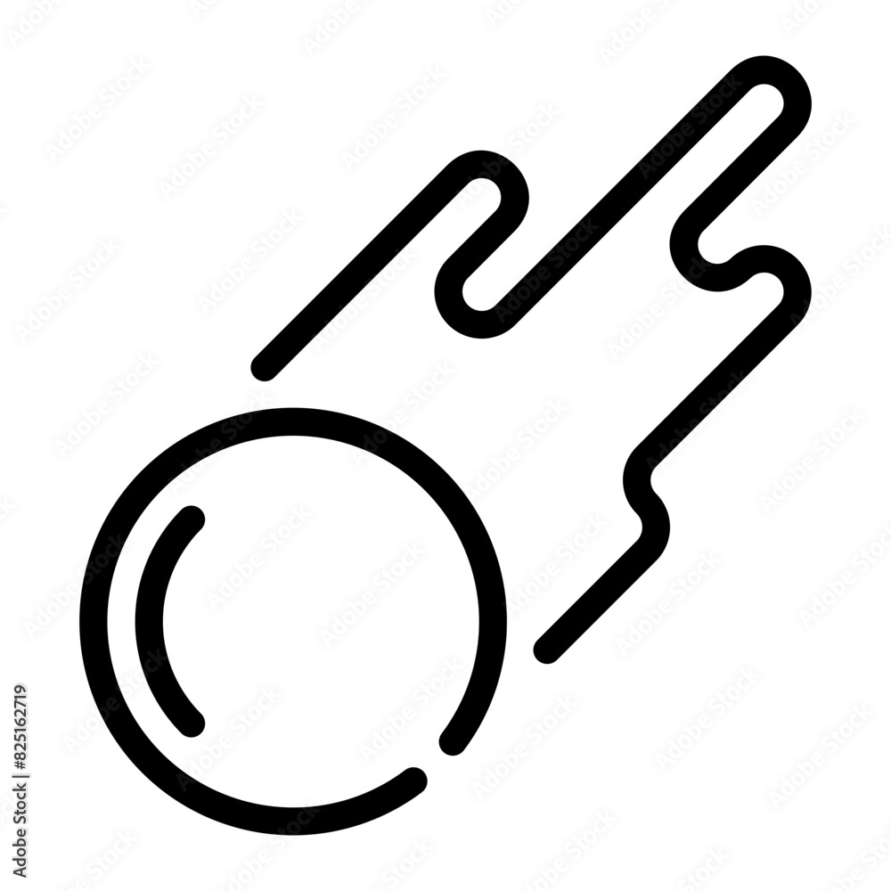 comet line icon comet line icon