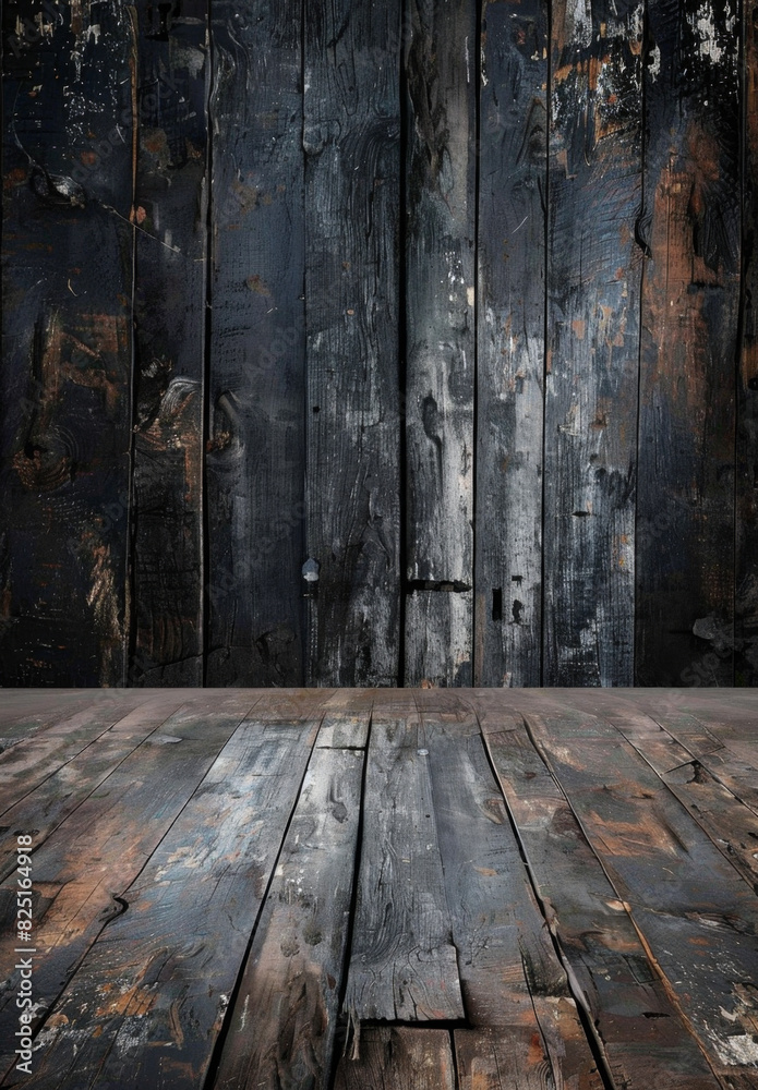 old wooden background, generative ai old wooden background, generative ai
