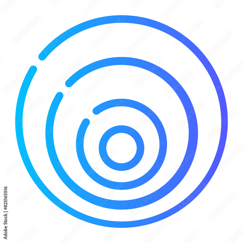 doppler effect gradient icon doppler effect gradient icon